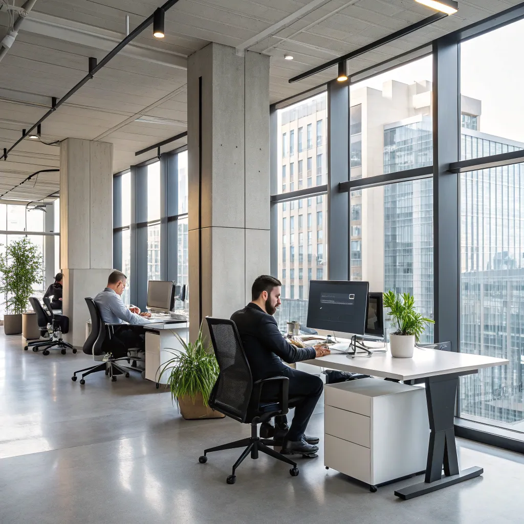 Modern office environment